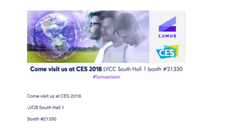 Lumus at CES 2018