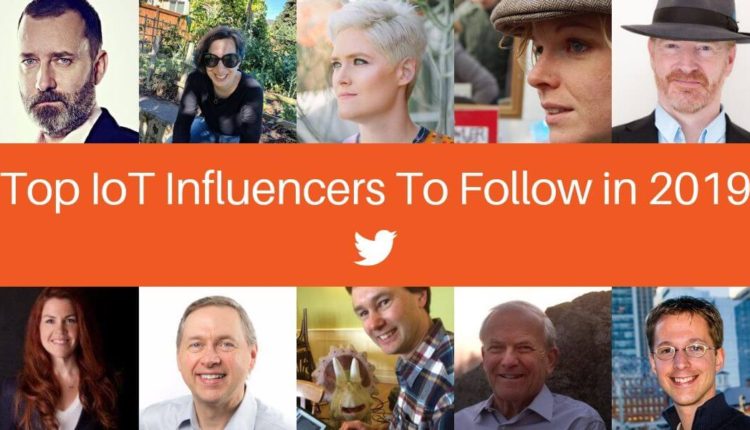 Top 10 IoT Influencer to follow of 2019